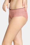 Zivame Knotty Low Rise Full Coverage Hipster Panty - Orange — thumbnail 3